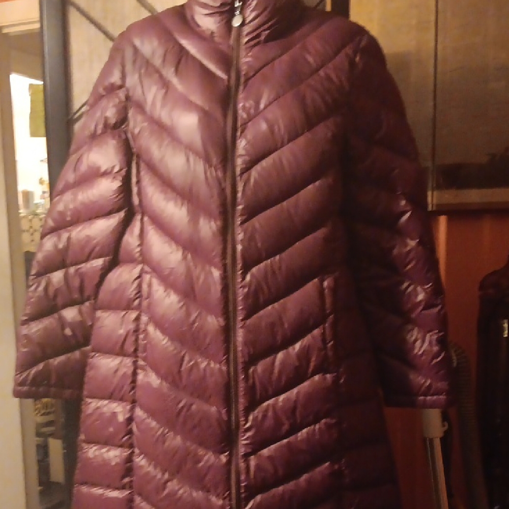 Calvin Klein Women's Plum Puffer Coat